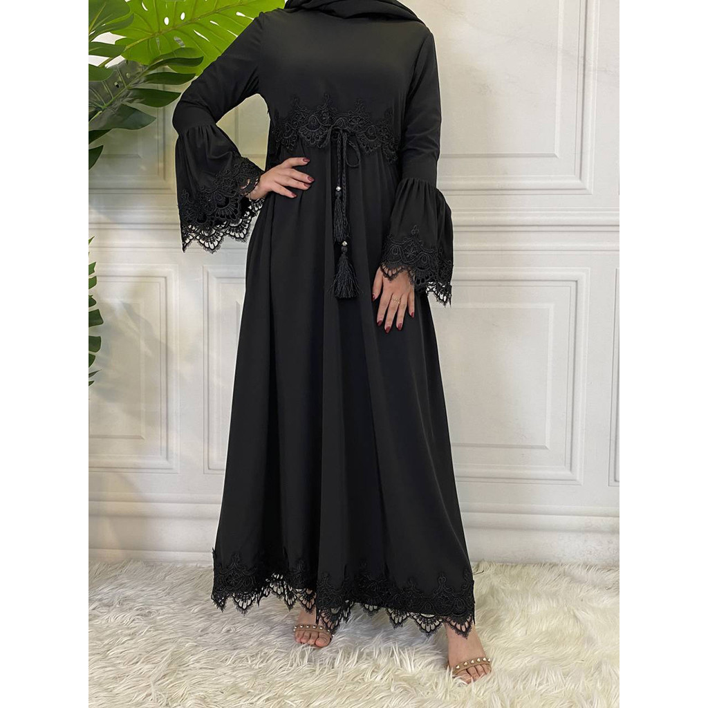 Modest Abaya Ramadan Muslimah De Mode Maxi Robe Malay Kaftan Islamic Clothing Muslim For Women Hijab Dress Caftan