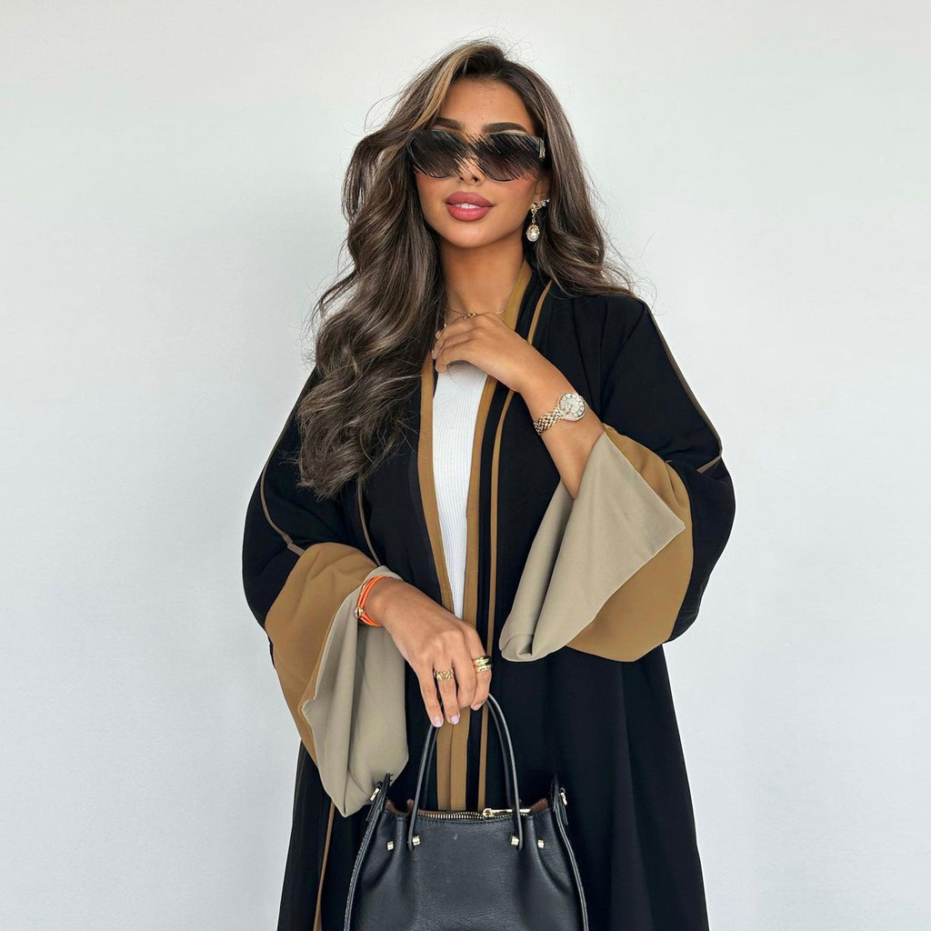 Raya Muslim Abaya for Women Split Sleeve Modest Party Dresses Ramadan Cardigan Abayas Kaftan Dubai Arab Long Robe
