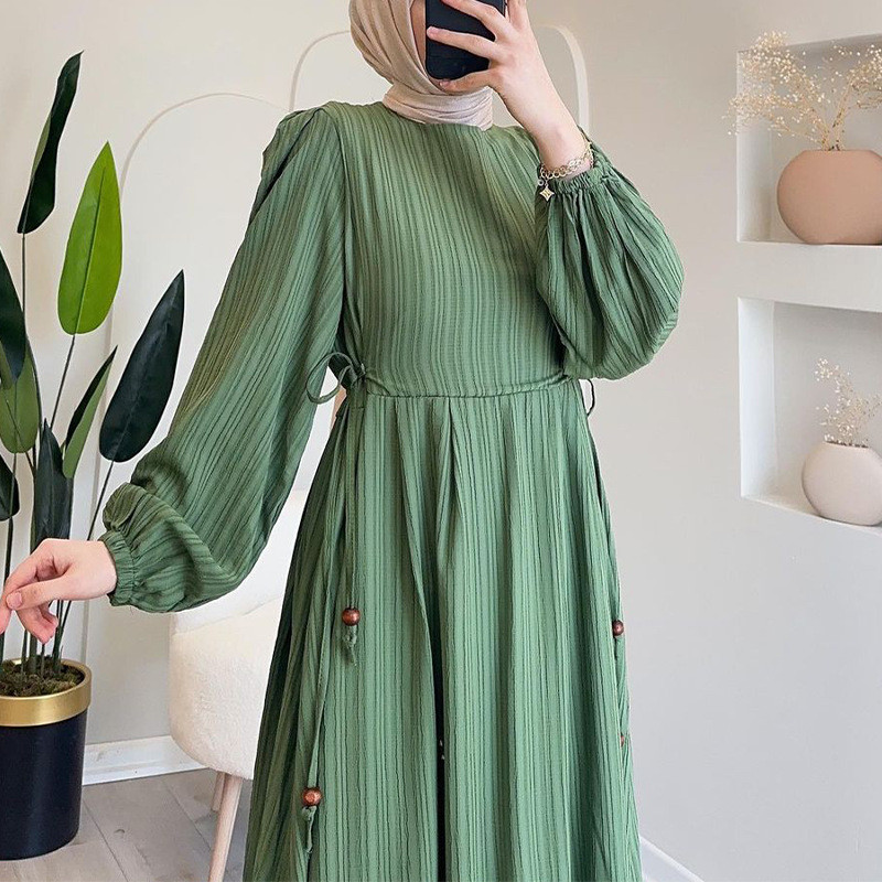 Muslim Fashion Galabia Abaya for Women Muslim Woman Dress Abayas Robe Islamic Women's Day Dresses