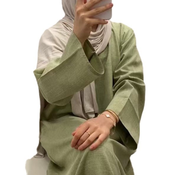 Party Eid Ramadan Mubarak Abaya Muslim Maxi Dress Dubai Modest Kaftan Islam Gown Casual