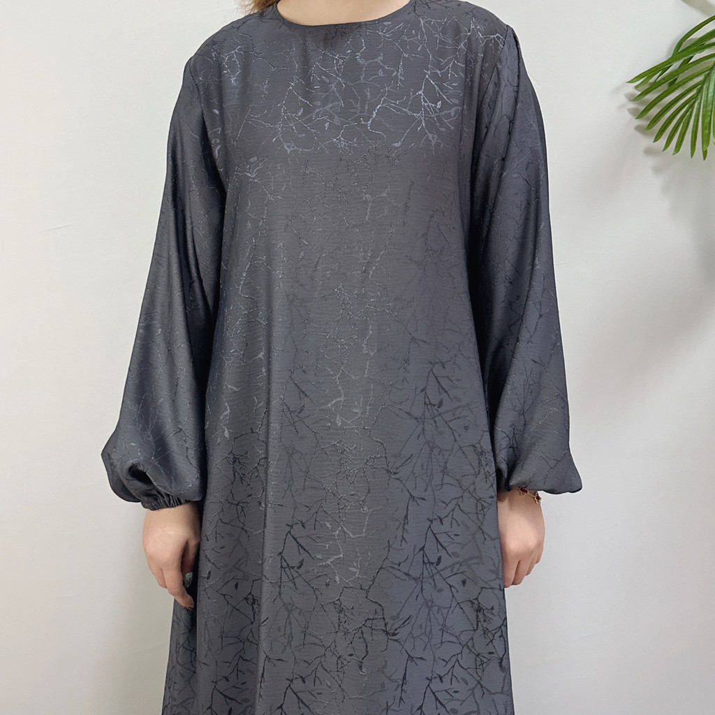 Raya Floral Print Muslim Abaya Dress Women Ramadan Party Dresses Dubai Arab Malay Kaftan Gown Robe Jubah