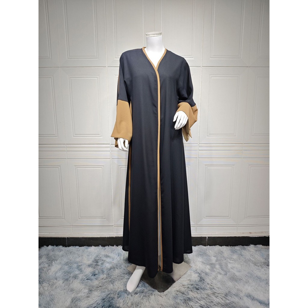 Raya Muslim Abaya for Women Split Sleeve Modest Party Dresses Ramadan Cardigan Abayas Kaftan Dubai Arab Long Robe