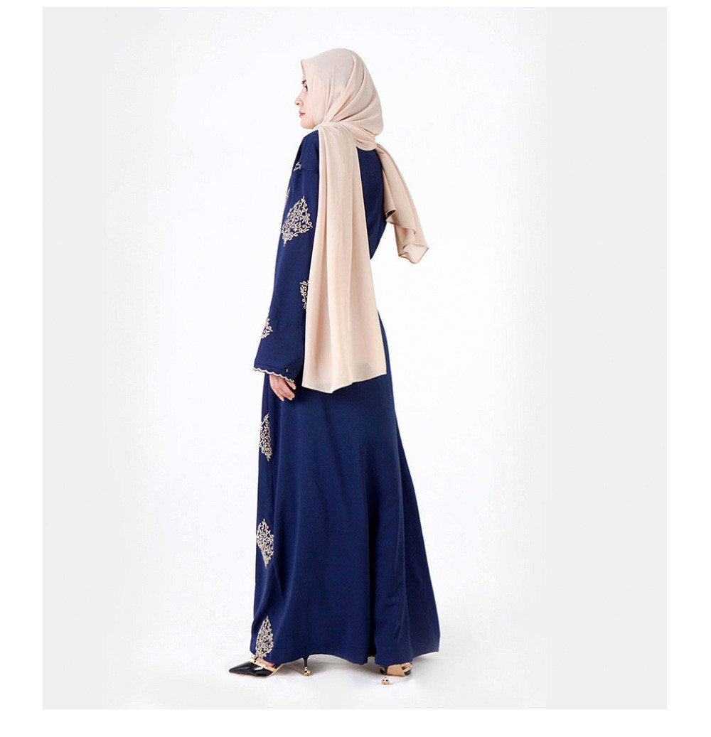 Modest Abaya Ramadan Dubai Robe Turkey Kaftan Islamic Clothing Muslim For Women Cardigan - detail 3