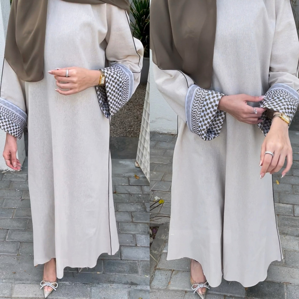 Dubai Elegance: Ramadan Abaya Collection Chic Turkish Jubah - detail 1