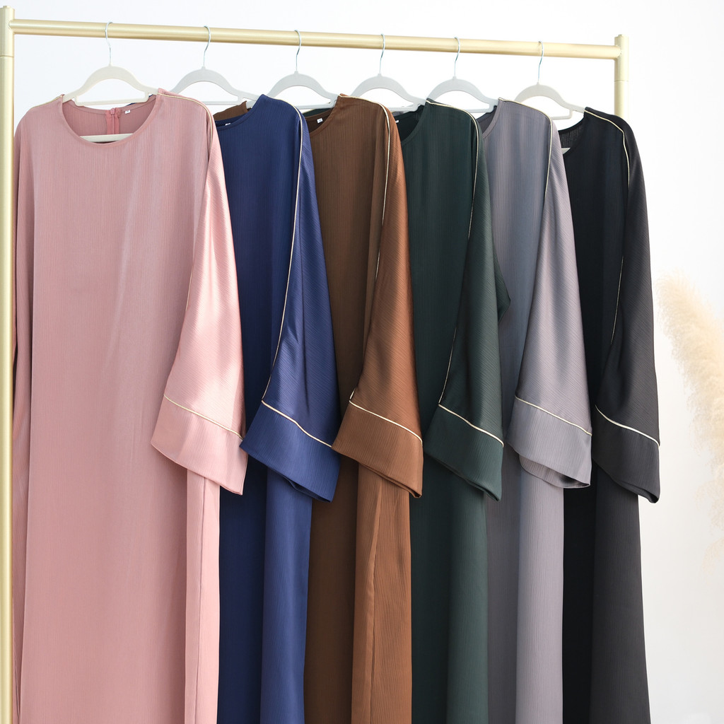 Abayas Kaftan Islam Dress Vestidos Largos Saudi Arab Long Robe Muslim Women Ramadan Dubai Jalabiya - detail 3