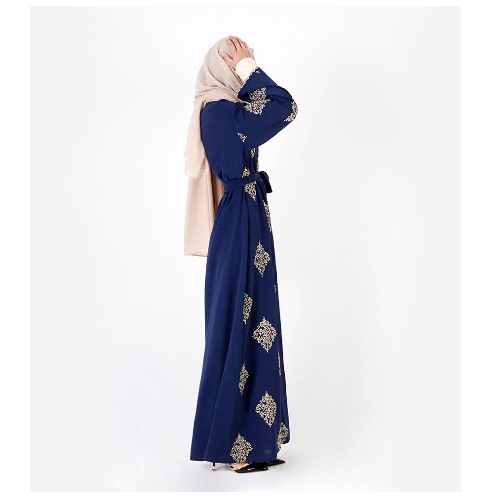 Modest Abaya Ramadan Dubai Robe Turkey Kaftan Islamic Clothing Muslim For Women Cardigan - detail 2