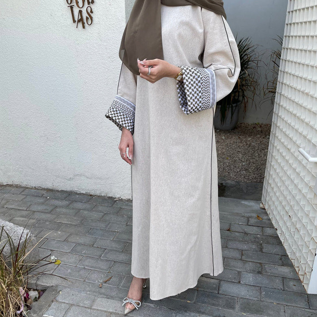 Dubai Elegance: Ramadan Abaya Collection Chic Turkish Jubah - detail 6