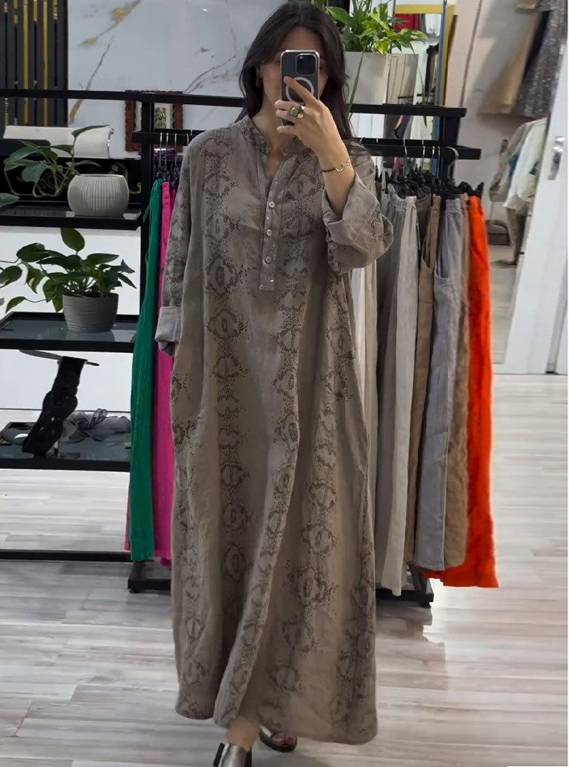 Muslim dress for Women Modest abaya Ramadan Dubai Abayas Kaftan Saudi Arab Long Robe - detail 5