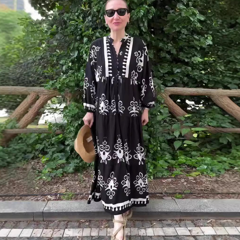 Abaya Muslim Dress Party Women Long Robe Ramadan Morocco Dubai Abayas Kaftan Islam Arab Modest Vestidos - detail 10