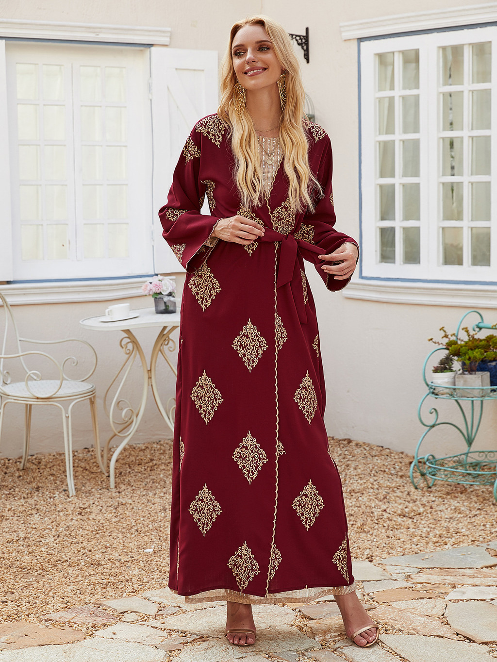 Modest Abaya Ramadan Dubai Robe Turkey Kaftan Islamic Clothing Muslim For Women Cardigan - detail 9