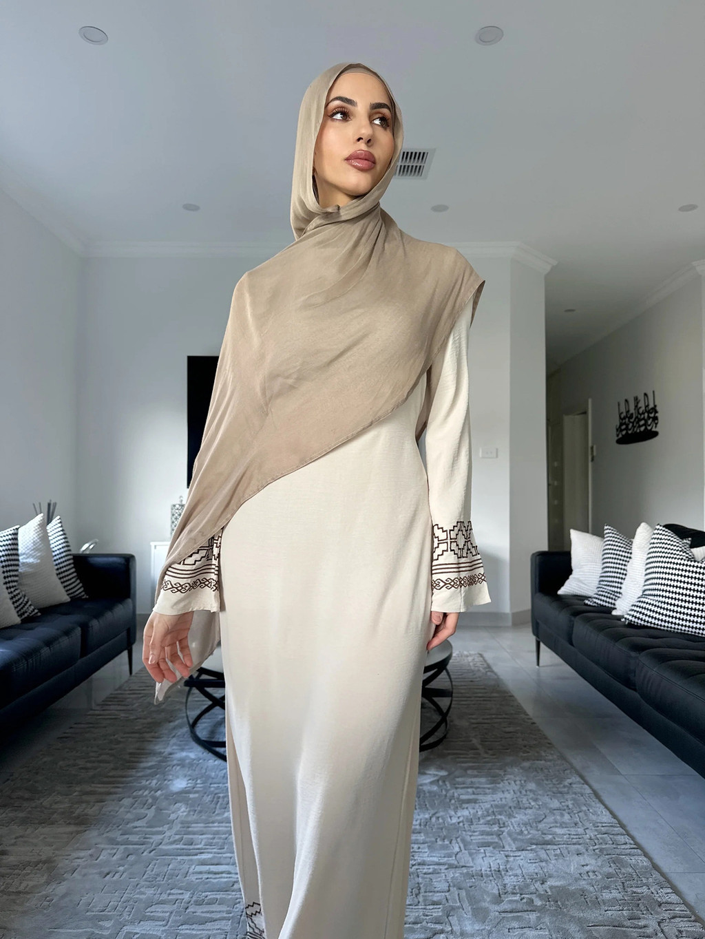 Raya Baju Muslim Dress for Women Party Dresses Jubah Dubai Long Robe Arab Ramadan Kaftan Islam Abaya - detail 10