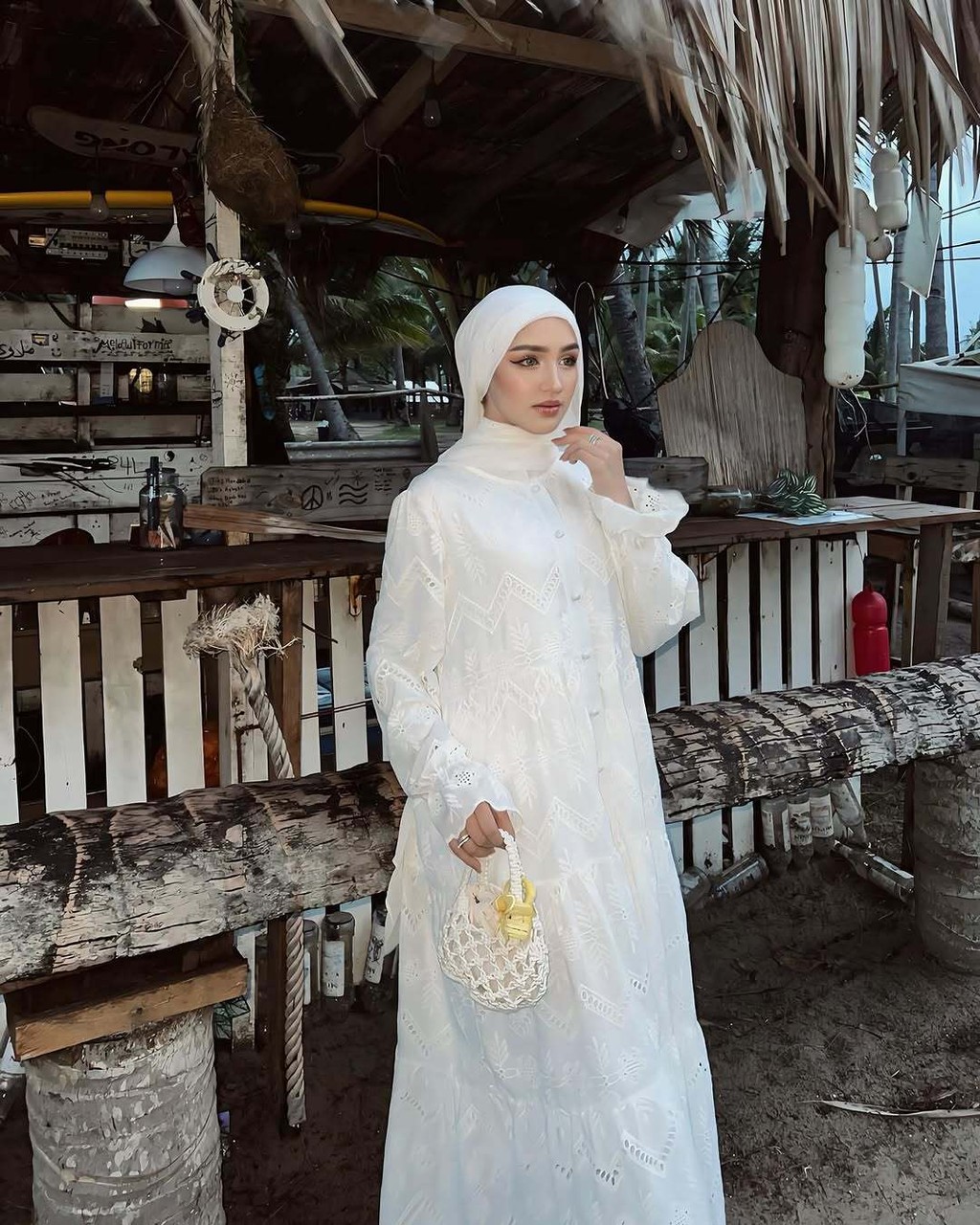 Ramadan Lace Embroidery Abayas Women Turkey Dubai Abaya Muslim Dress - detail 6
