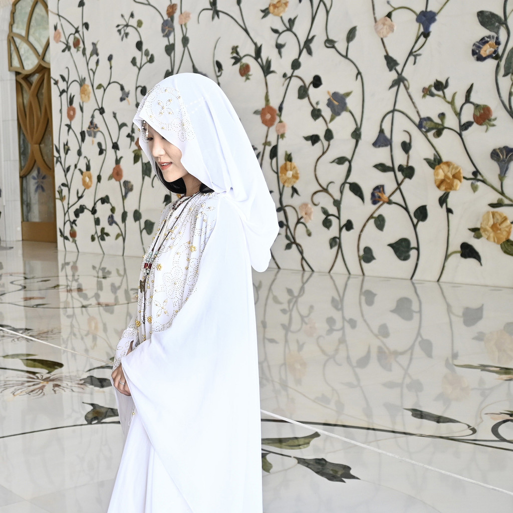 Abu Dhabi Dubai & Saudi Arabian new style women's travel clothing super fairy dress ethnic style cardigan hooded - detail 6