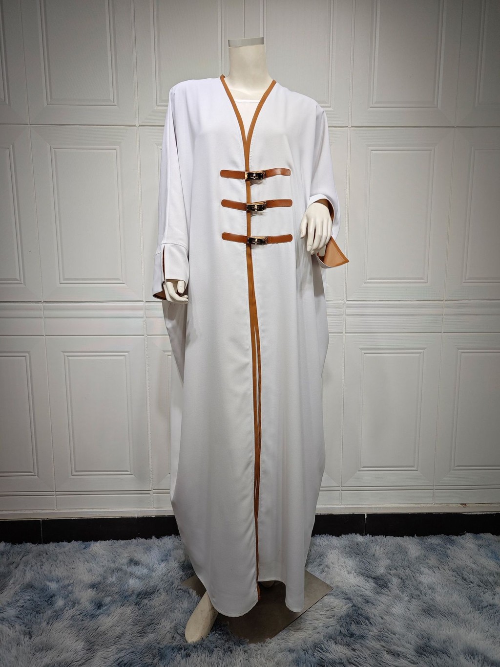 Ramadan Kimono Abaya Dubai Muslim Islam Saudi Arabia Kebaya Robe Fashion Dresses Abayas For Women Caftan - detail 2