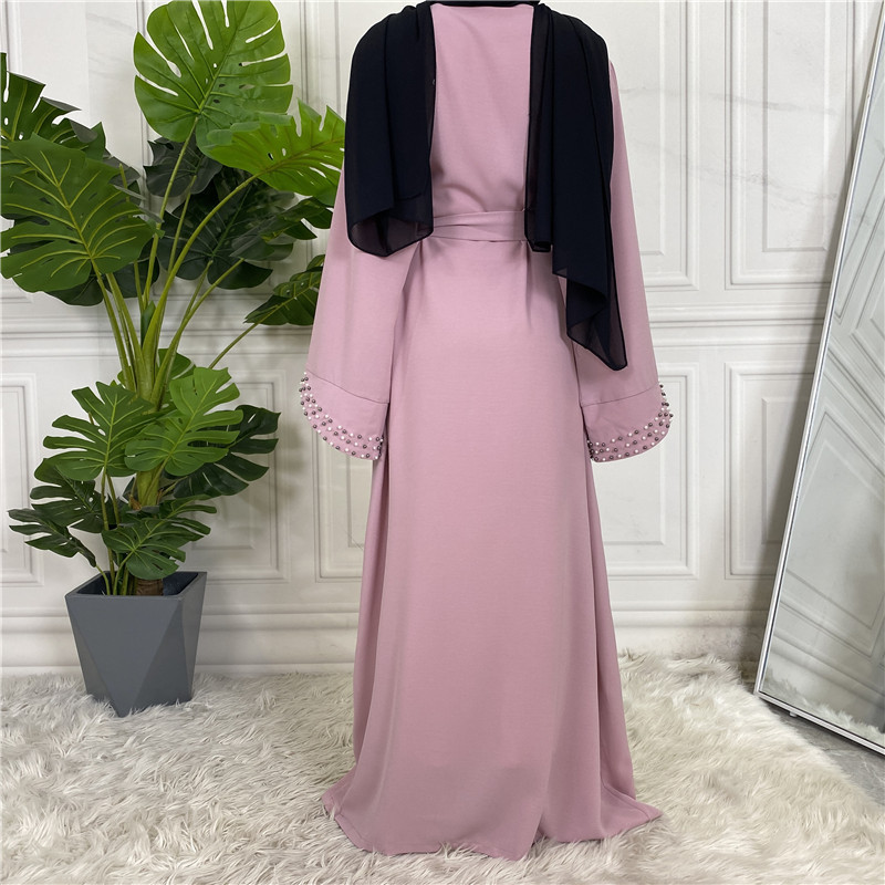 Modest Abaya Ramadan Dubai Robe Muslimah SG Kaftan Islamic Clothing Muslim For Women Kimono Caftan Malayu Cardigan - detail 12