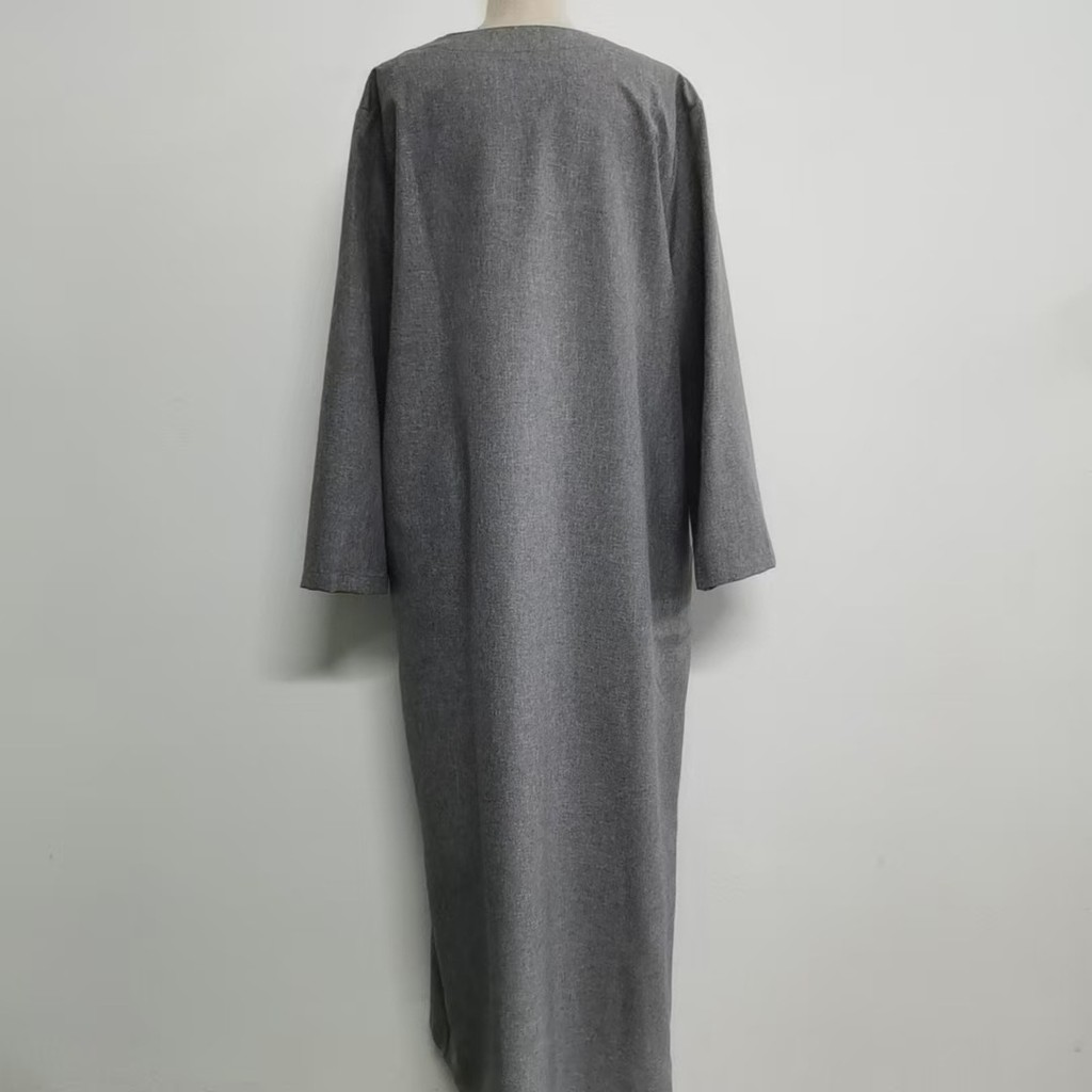 Party Eid Ramadan Mubarak Abaya Muslim Maxi Dress Dubai Modest Kaftan Islam Gown Casual - detail 4