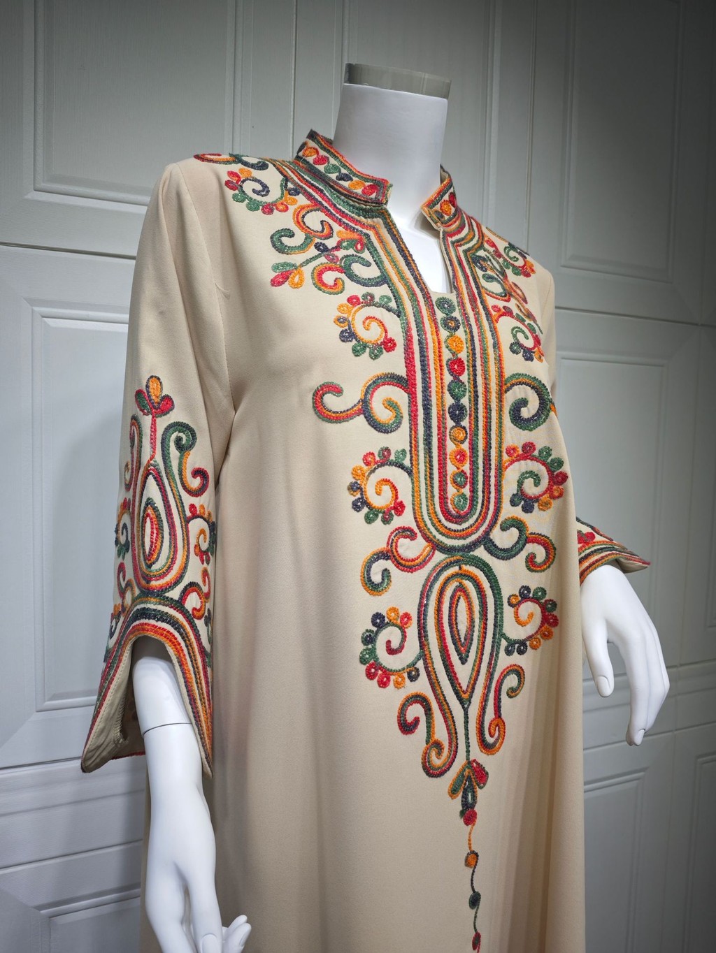 Ramadan Muslim Women's Embroidered Loose abaya Raya For Women Dubai Elegant Casual - detail 8