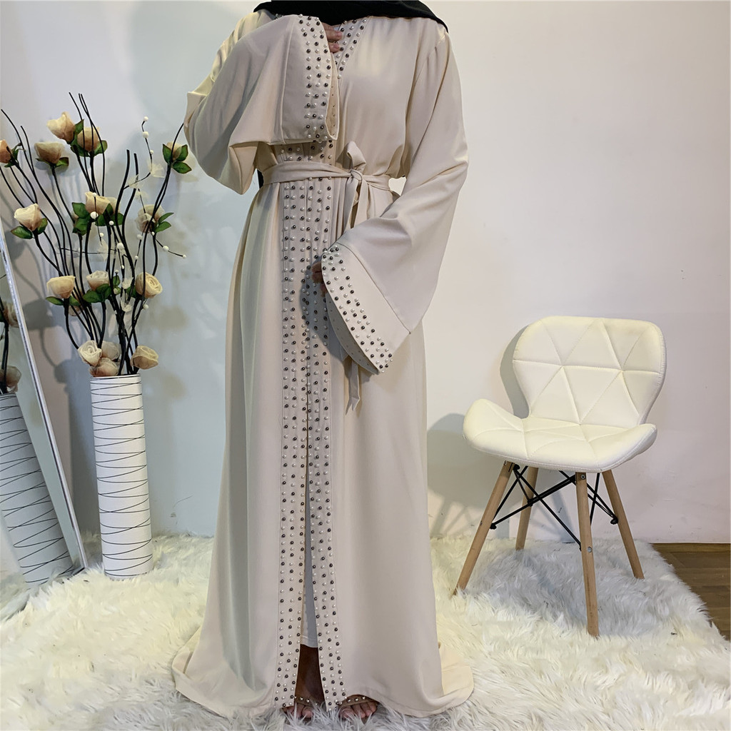 Modest Abaya Ramadan Dubai Robe Muslimah SG Kaftan Islamic Clothing Muslim For Women Kimono Caftan Malayu Cardigan - detail 4