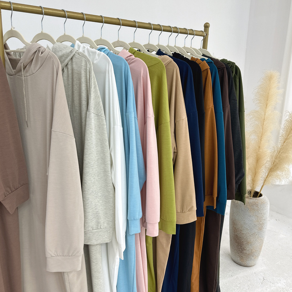 Muslim Women Hoodie Dress Saudi Arabic Long Robe Abaya Dubai Kaftan Raya Ramadan Hooded Dresses Abayas and Jubah - detail 12