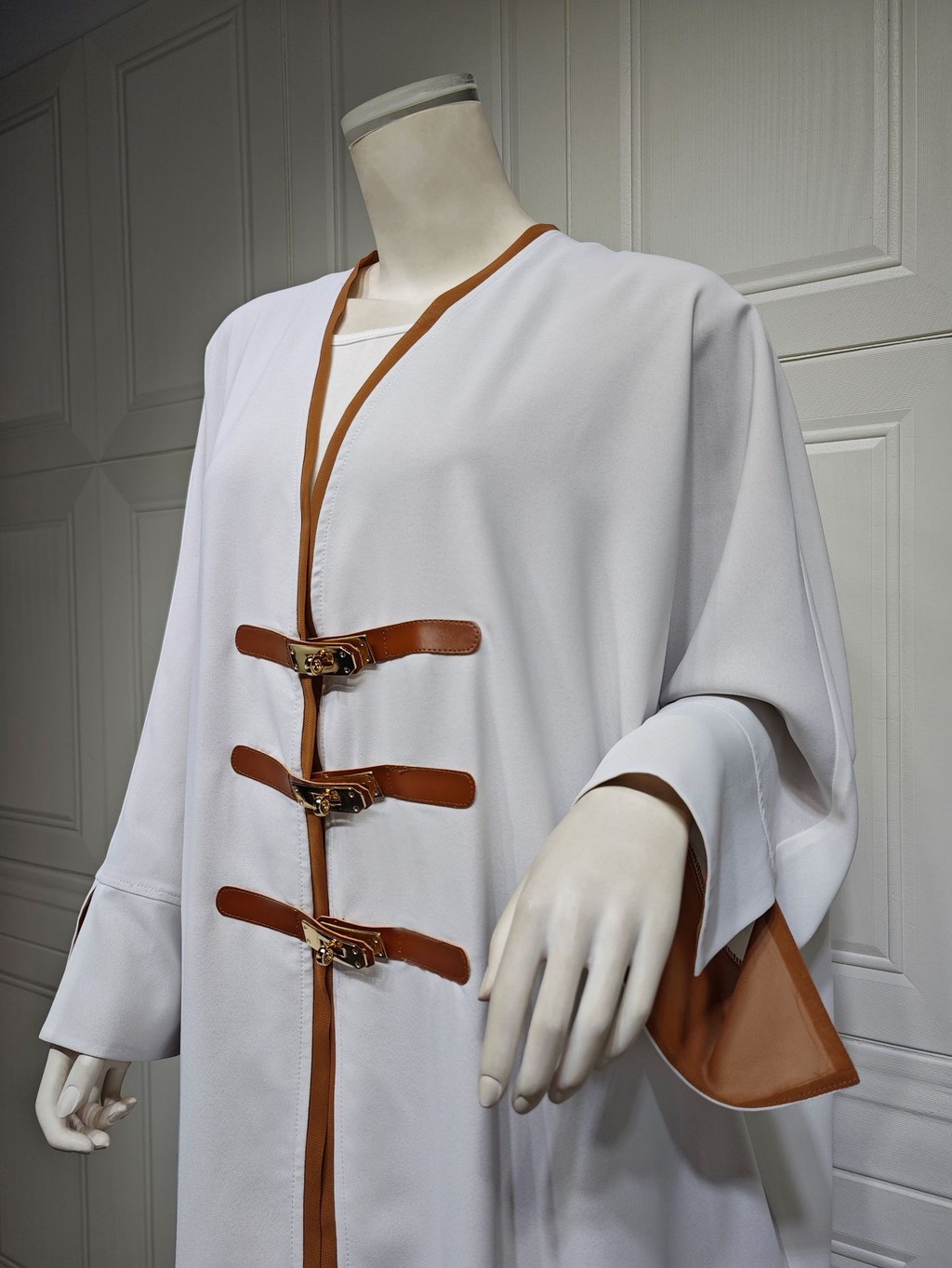 Ramadan Kimono Abaya Dubai Muslim Islam Saudi Arabia Kebaya Robe Fashion Dresses Abayas For Women Caftan - detail 4