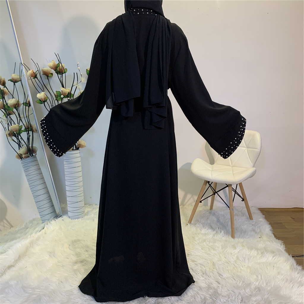 Modest Abaya Ramadan Dubai Robe Muslimah SG Kaftan Islamic Clothing Muslim For Women Kimono Caftan Malayu Cardigan - detail 11