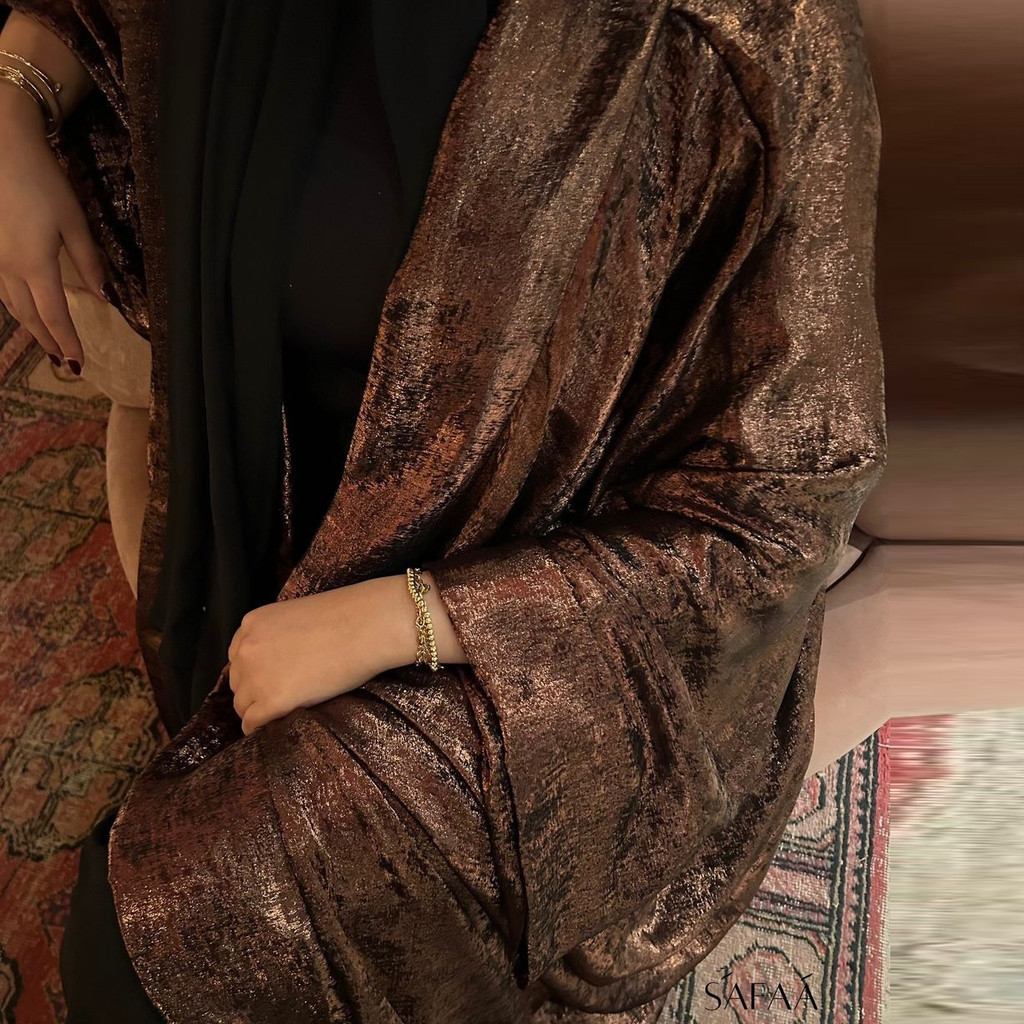 Satin Kimono Open Abayas for Women Ramadan Muslim Dress Malayu Kaftan Kebaya Caftan Abaya Dubai Luxury - detail 2