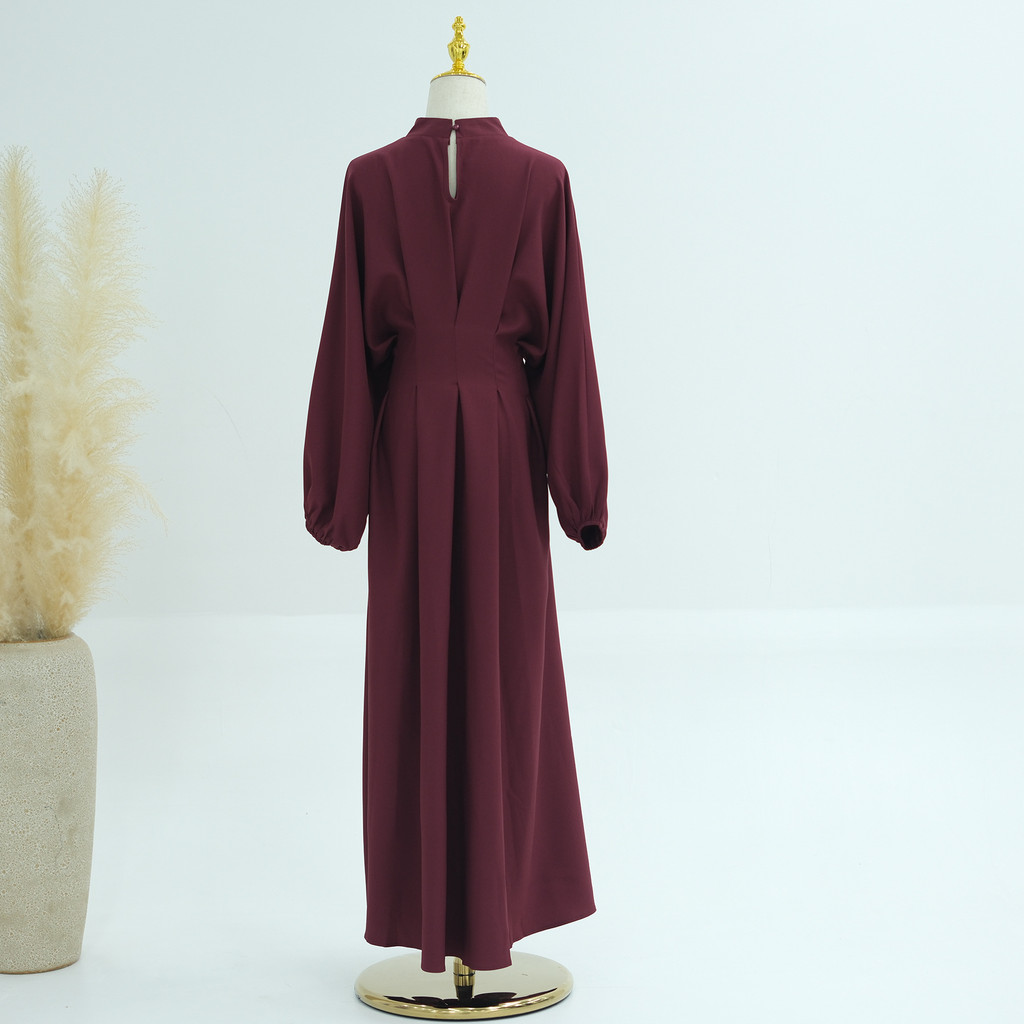 Raya Modest Muslim Dress for Women Jubah Ramadan Robe Dress Ramadan Caftan Party Long Dresses Full Sleeve - detail 10