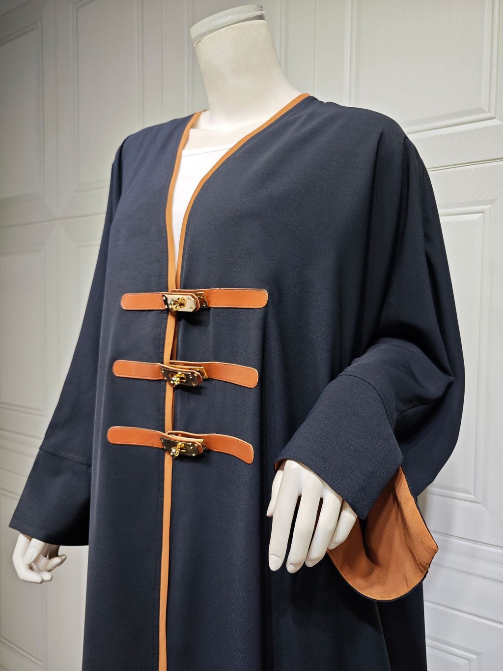 Ramadan Kimono Abaya Dubai Muslim Islam Saudi Arabia Kebaya Robe Fashion Dresses Abayas For Women Caftan - detail 9