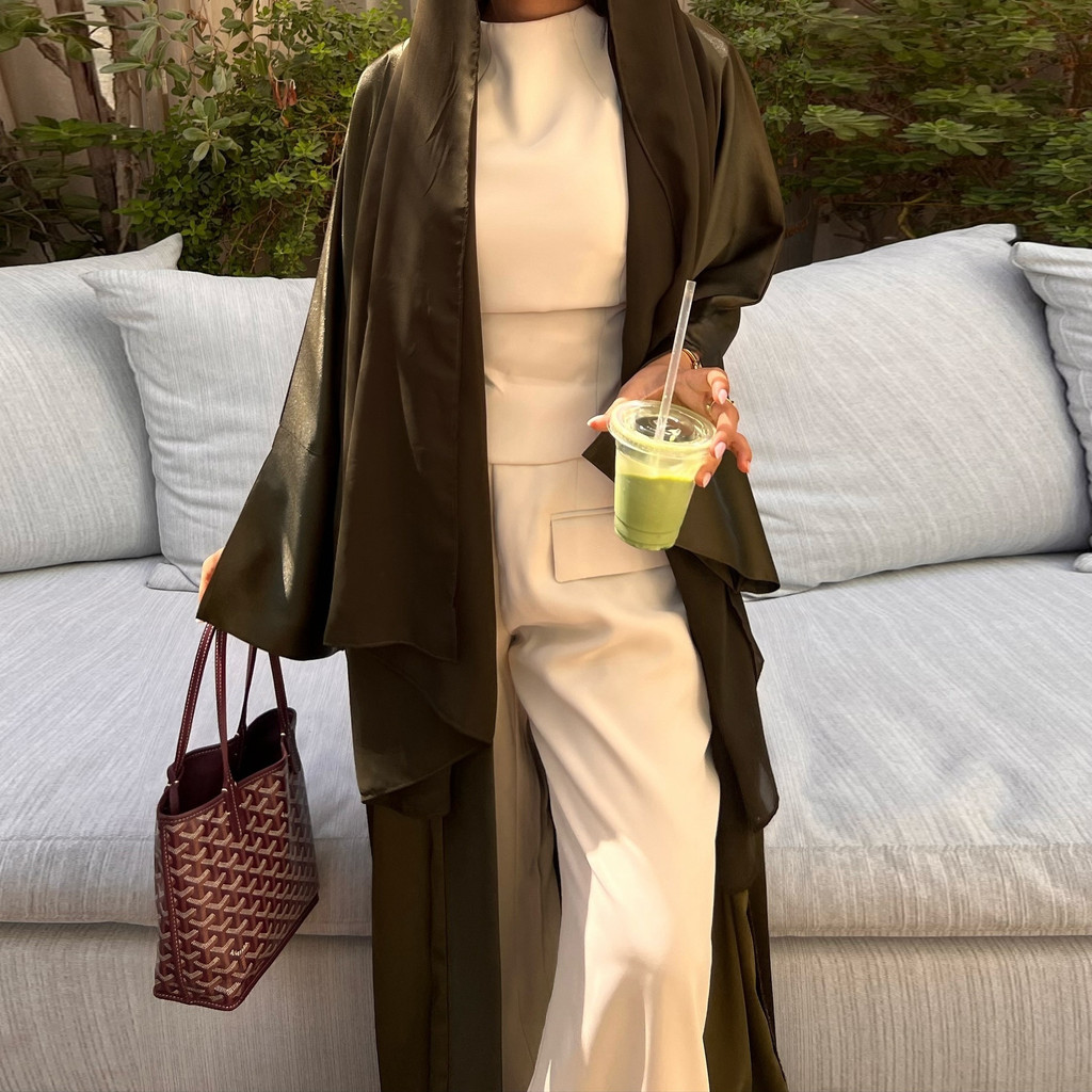 Dubai Kimono Open Abayas for Women Raya Ramadan Muslim Dress Turkey Kaftan Kebaya Caftan SG Abaya Dubai Islam Arab - detail 3