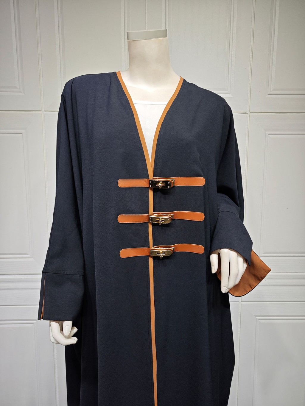 Ramadan Kimono Abaya Dubai Muslim Islam Saudi Arabia Kebaya Robe Fashion Dresses Abayas For Women Caftan - detail 8