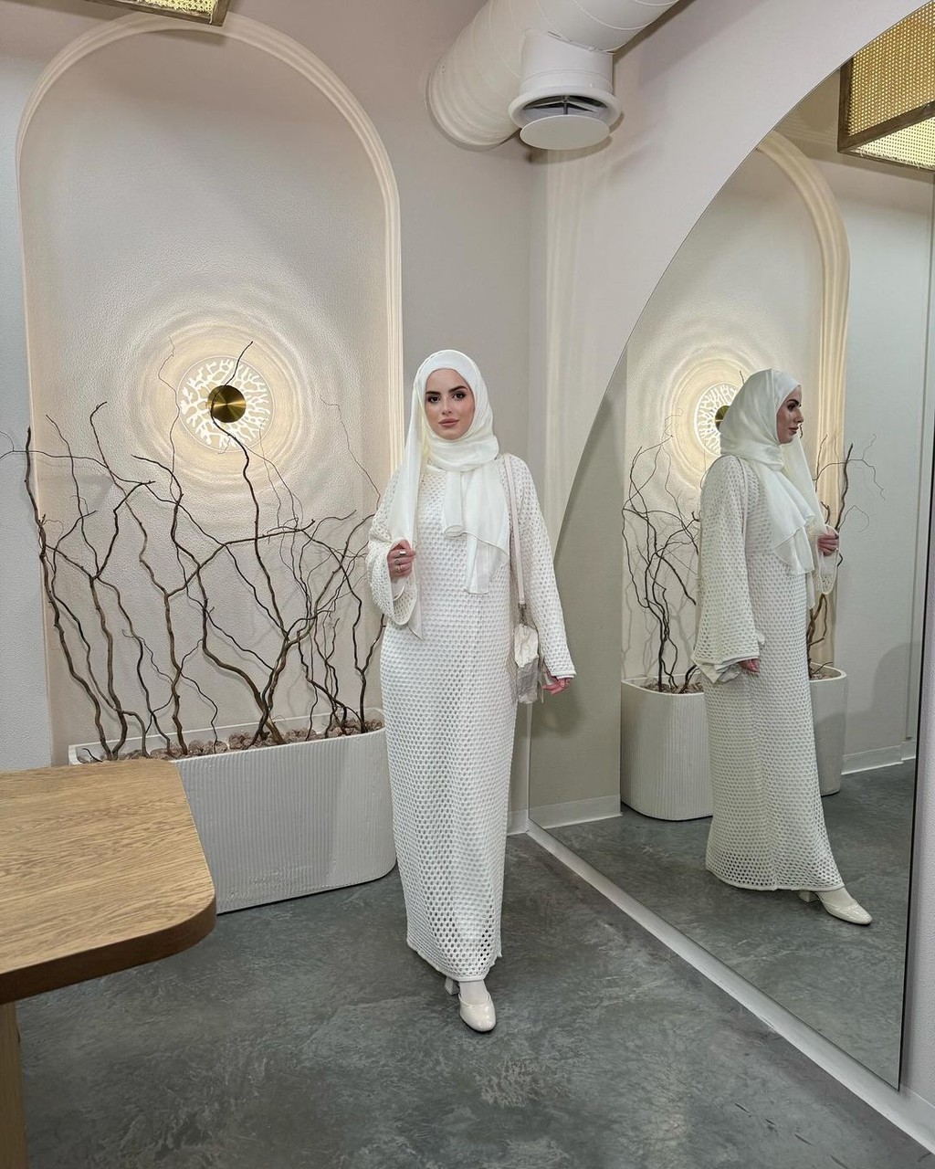 Women's clothing Dubai new fashion hollow loose dress Middle Eastern Muslim robe - detail 5