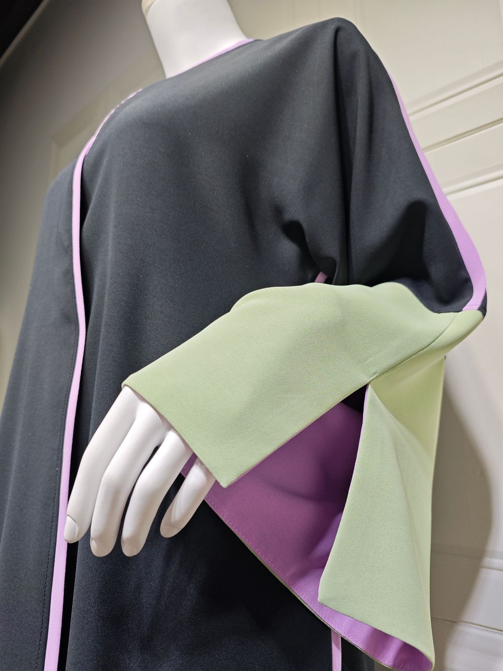 Raya Muslim Abaya for Women Split Sleeve Modest Party Dresses Ramadan Cardigan Abayas Kaftan Dubai Arab Long Robe - detail 6