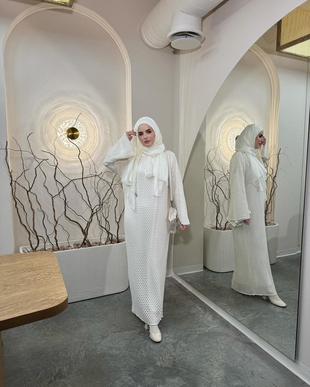 Women's clothing Dubai new fashion hollow loose dress Middle Eastern Muslim robe - detail 4