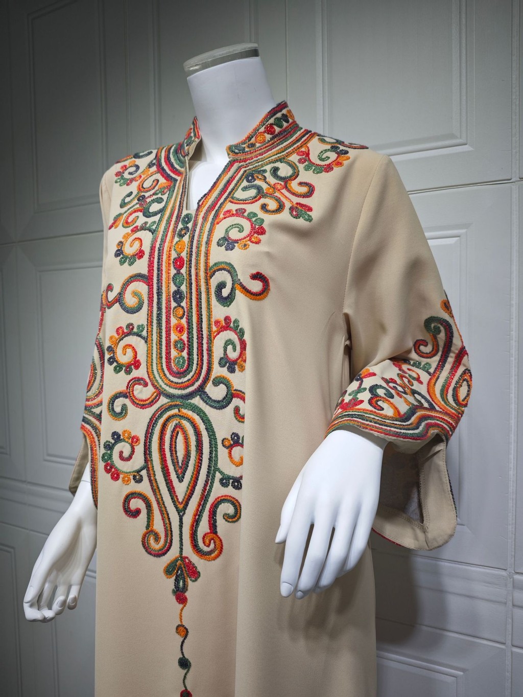 Ramadan Muslim Women's Embroidered Loose abaya Raya For Women Dubai Elegant Casual - detail 7