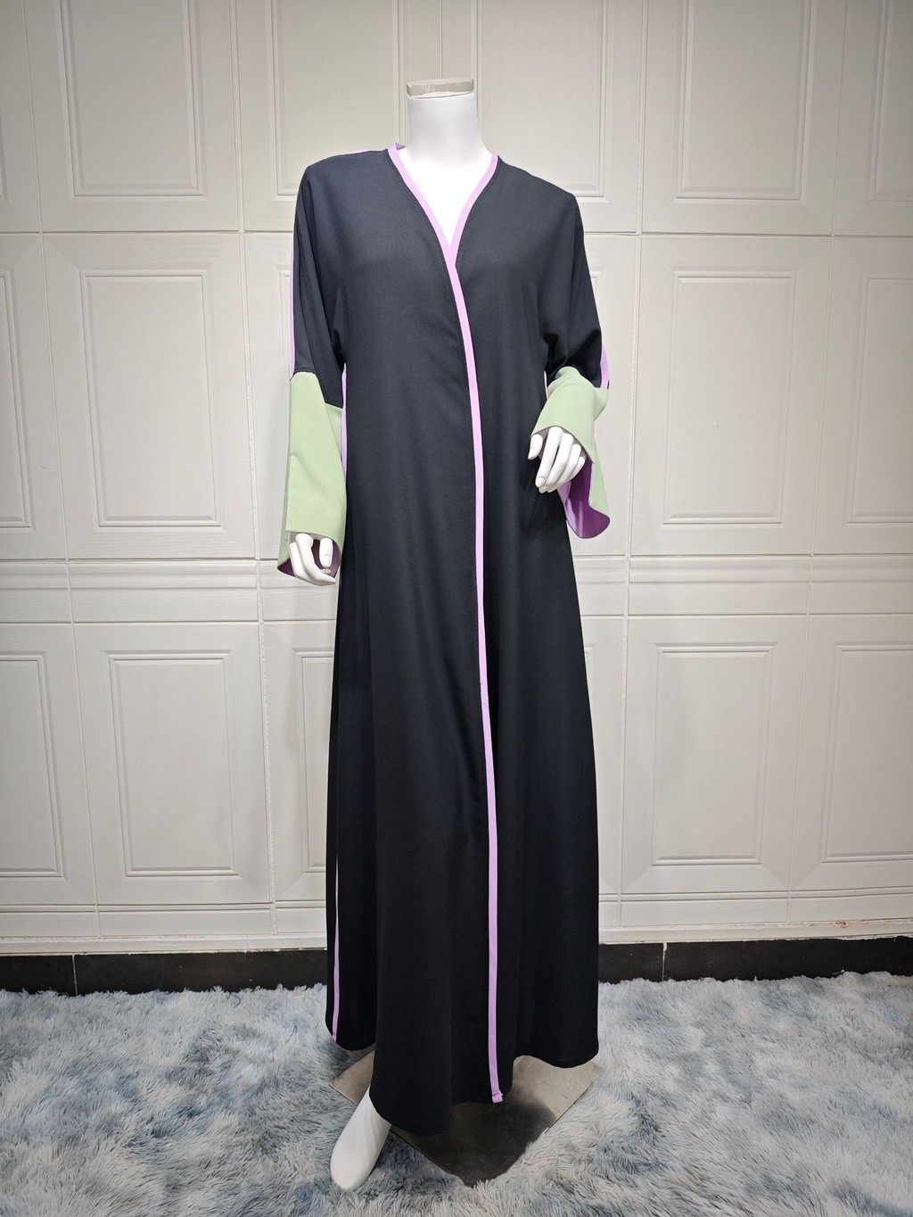 Raya Muslim Abaya for Women Split Sleeve Modest Party Dresses Ramadan Cardigan Abayas Kaftan Dubai Arab Long Robe - detail 2