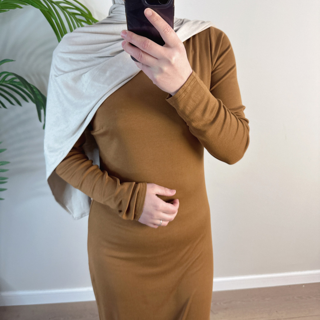 Ramadan Eid Plain Modest Abaya Dubai Muslim Islam Arabic Kaftan Modal Dress Abayas For Women Kebaya Caftan Robe - detail 7
