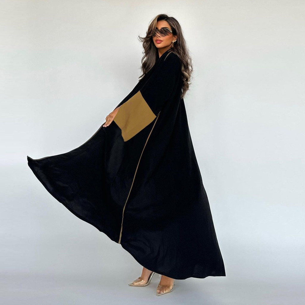 Raya Muslim Abaya for Women Split Sleeve Modest Party Dresses Ramadan Cardigan Abayas Kaftan Dubai Arab Long Robe - detail 1