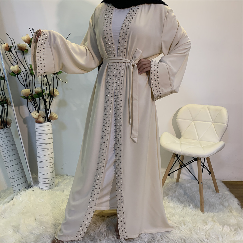 Modest Abaya Ramadan Dubai Robe Muslimah SG Kaftan Islamic Clothing Muslim For Women Kimono Caftan Malayu Cardigan - detail 5