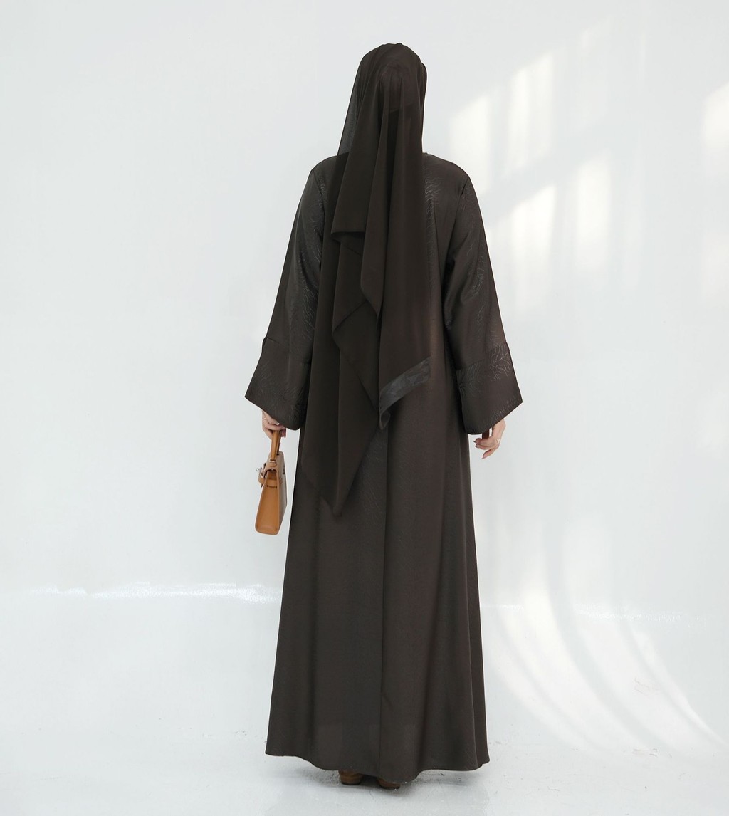 Raya Muslim Abaya for Women Bow Dresses Split Sleeve Ramadan Dubai Long Robe Party Islam Kaftan - detail 11