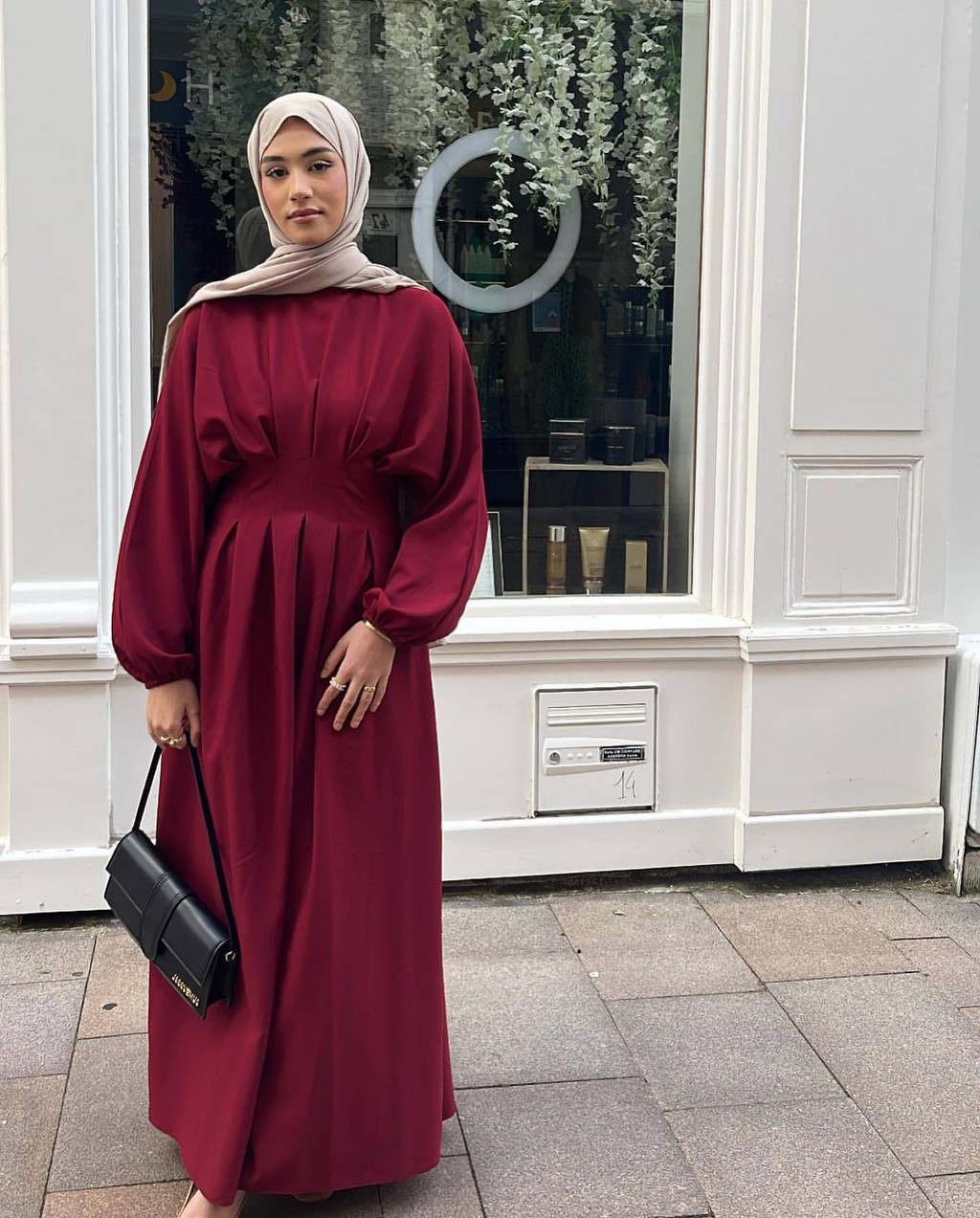 Raya Modest Muslim Dress for Women Jubah Ramadan Robe Dress Ramadan Caftan Party Long Dresses Full Sleeve - detail 4