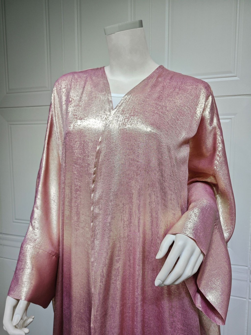 Satin Kimono Open Abayas for Women Ramadan Muslim Dress Malayu Kaftan Kebaya Caftan Abaya Dubai Luxury - detail 9