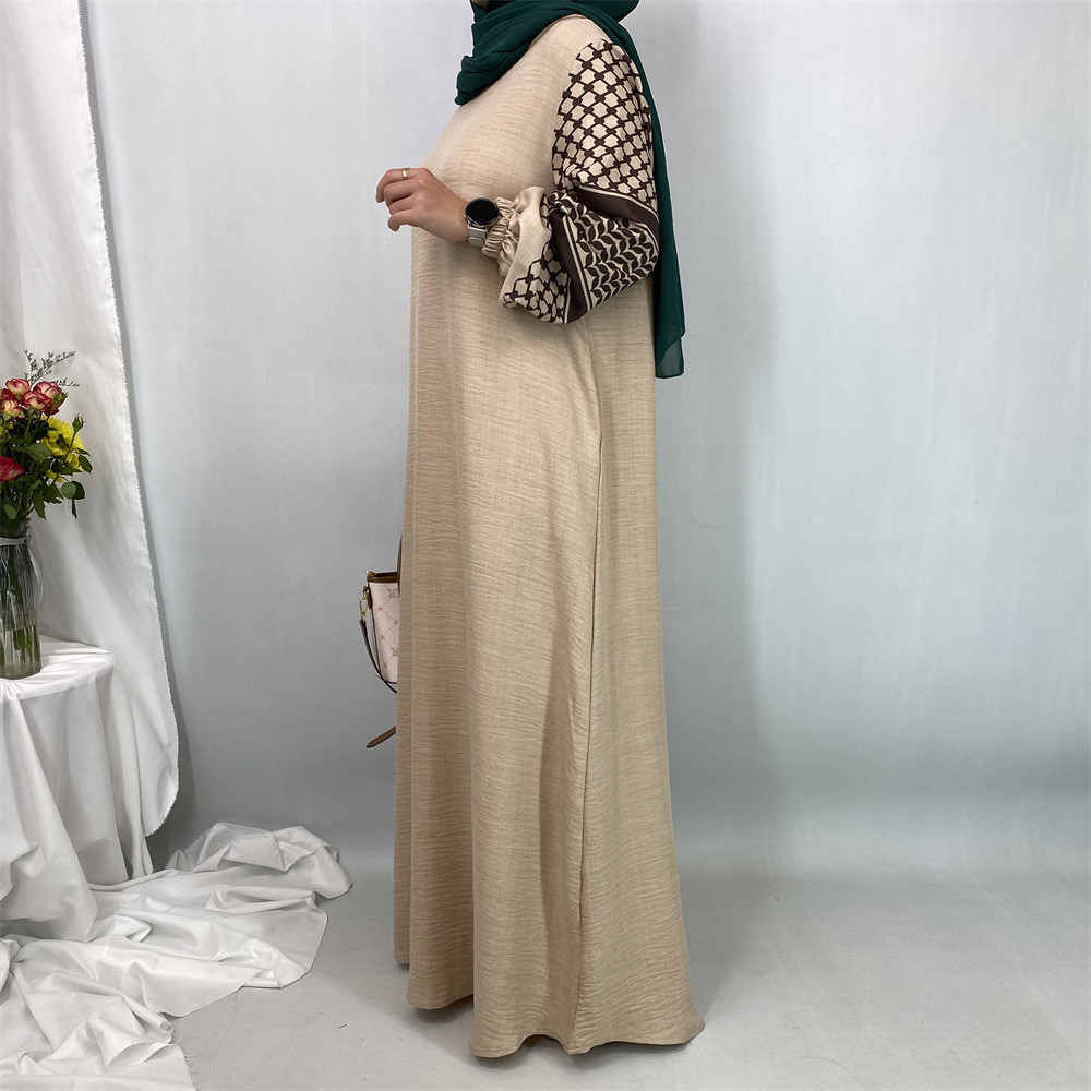 Fashion Ramadan Abayas For Women Hooded Muslim Hijab Dress Malay Kaftan Islamic Dresses Casual Modest Robe Jubah - detail 10