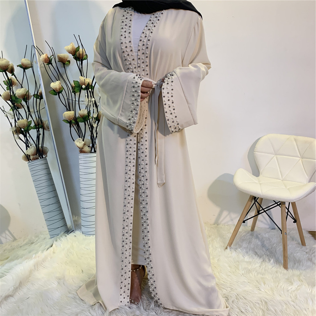 Modest Abaya Ramadan Dubai Robe Muslimah SG Kaftan Islamic Clothing Muslim For Women Kimono Caftan Malayu Cardigan - detail 6