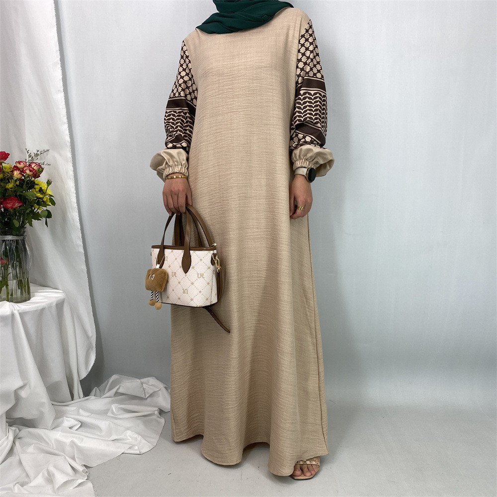 Fashion Ramadan Abayas For Women Hooded Muslim Hijab Dress Malay Kaftan Islamic Dresses Casual Modest Robe Jubah - detail 9