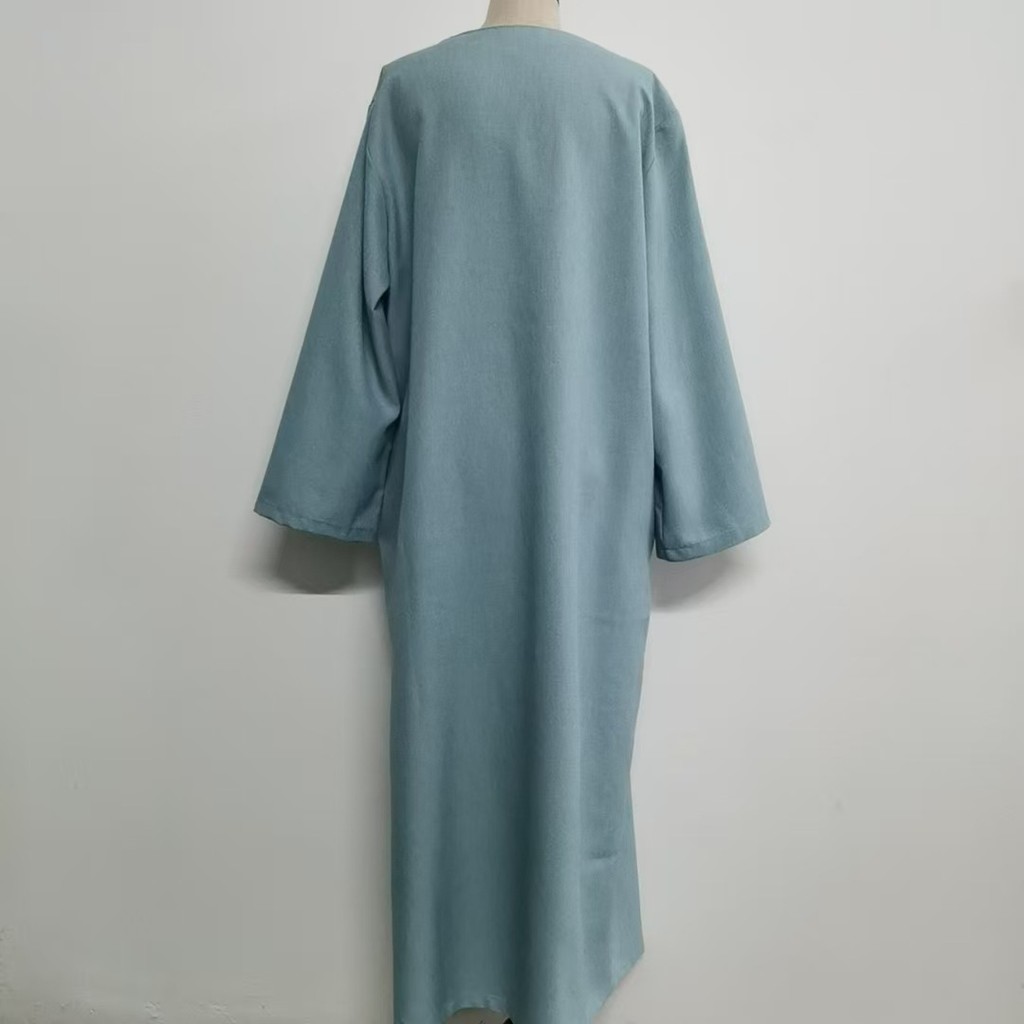 Party Eid Ramadan Mubarak Abaya Muslim Maxi Dress Dubai Modest Kaftan Islam Gown Casual - detail 7