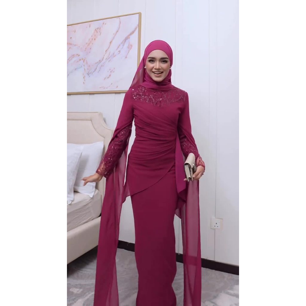 Arab Muslim Abaya for Women Elegant Long Dress Abayas Kaftan Summer Split Sleeve Maxi Party Ramadan Gown