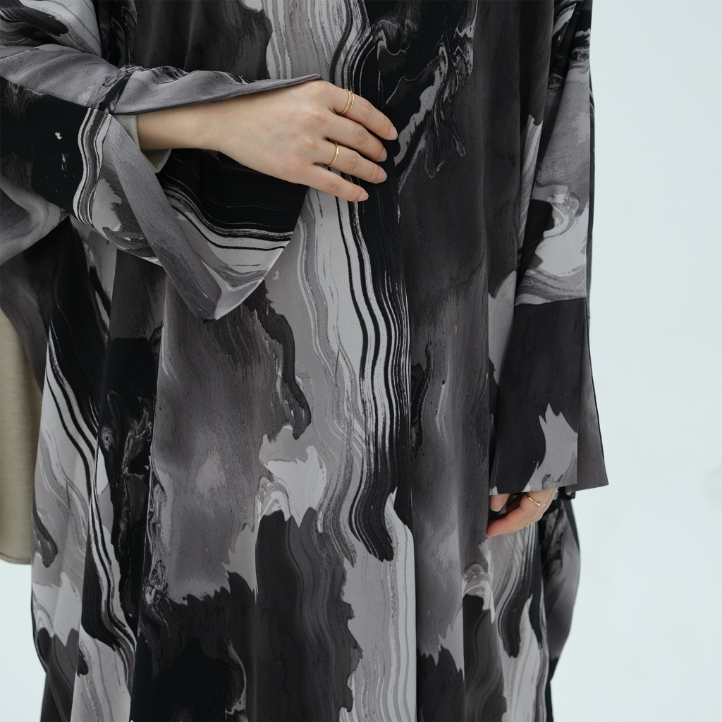 Muslim Dress for Women Party Abaya Print Cardigan Ramadan Eid Arab Long Robe Dubai Kaftan Islam Vestidos Jalabiya