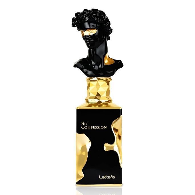 100ml Lattafa His Confession Eau de Parfum - Long Lasting Unisex Perfume Spray, Luxury Arabic Fragrance for Men & Women