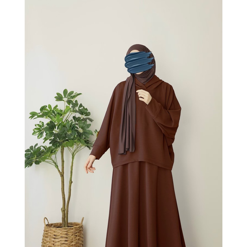 Muslim 2 Piece Set Women Hooded Top Skirt Suit Hoodie Ramadan Dubai Islam Casual Ensemble Arabic Long Skirts Outfits