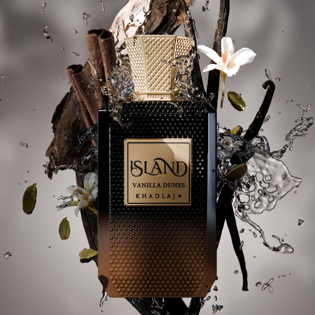 Khadlaj Island Vanilla Eau De Parfum Spray Oriental Tune Long Lasting Men Perfume Dubai Arabia Parfums